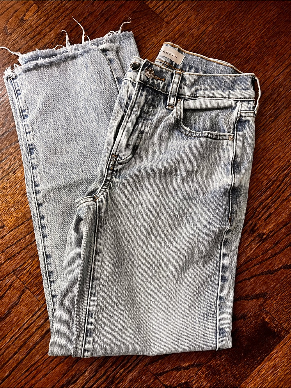 PacSun Light Wash Straight Leg Jeans 23
